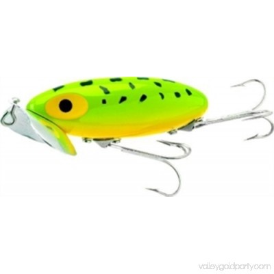 Arbogast G650-7 Jitterbugs Original 5/8 oz. Frog/Yellow Belly Floating Fish Lure